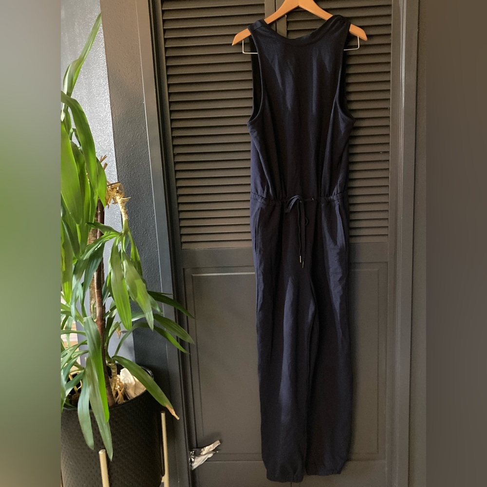Sweaty Betty Navy High-Neck Jumpsuit - Picture 5 of 15